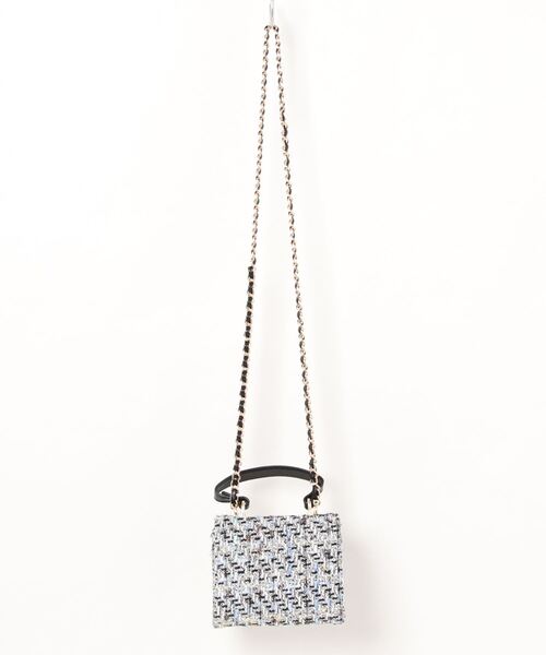 KOBE LETTUCE（コウベレタス）の「キルティングorツイードチェーンショルダーバッグ（ショルダーバッグ・レディース・アイボリー/ブラック/ベージュ系/ブラック系・FREE）」の12枚目の写真