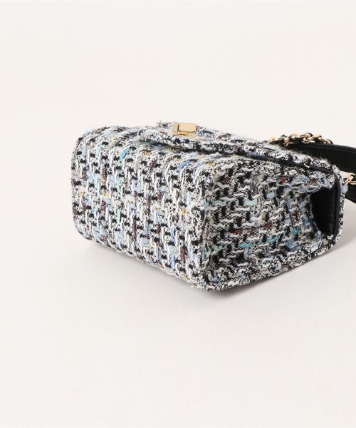 KOBE LETTUCE（コウベレタス）の「キルティングorツイードチェーンショルダーバッグ（ショルダーバッグ・レディース・アイボリー/ブラック/ベージュ系/ブラック系・FREE）」の18枚目の写真