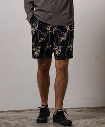 Magine（マージン）の「mp10801- CHAIN & BOTANICAL PATTERN SHORT PANTS ショートパンツ（その他パンツ）」