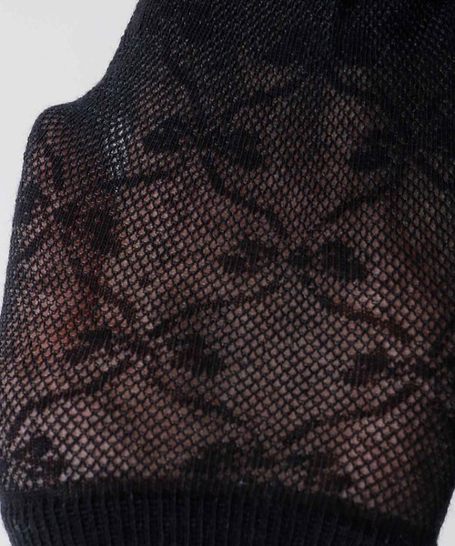 minsobi(ミンソビ)の「リボンレースソックス(ソックス/靴下・レディース・ホワイト/アイボリー/ブラック/グリーン・FREE)」の7枚目の写真