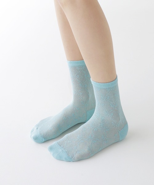 minsobi(ミンソビ)の「リボンレースソックス(ソックス/靴下・レディース・ホワイト/アイボリー/ブラック/グリーン・FREE)」の11枚目の写真