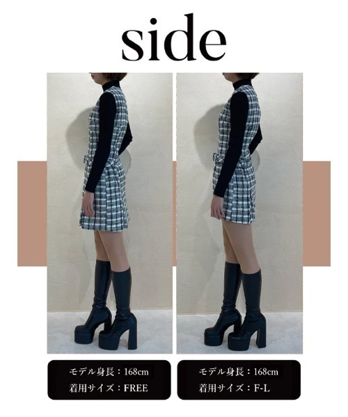 Darich スプリングツイードドッキングミニワンピース スプリングツイードドッキングミニワンピース – Darich (ダーリッチ)