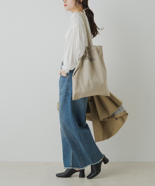 PUAL CE CIN（ピュアルセシン）の「シャーリングガーゼプルオーバー（Tシャツ/カットソー・レディース・オフホワイト/ライトベージュ・FREE）」の20枚目の写真