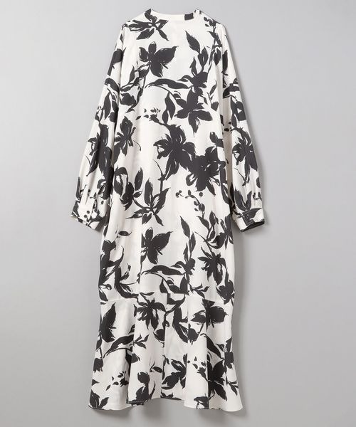 JEANASIS（ジーナシス）の「ボタニカルフラワーロングワンピース/190457（ワンピース・レディース・ホワイト系その他/ブラック系その他/グリーン系その他・FREE）」の12枚目の写真