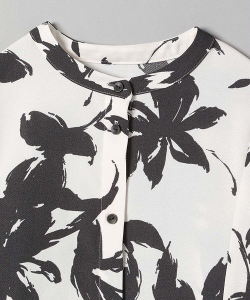 JEANASIS（ジーナシス）の「ボタニカルフラワーロングワンピース/190457（ワンピース・レディース・ホワイト系その他/ブラック系その他/グリーン系その他・FREE）」の10枚目の写真