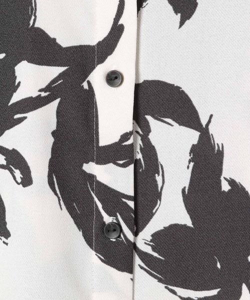 JEANASIS（ジーナシス）の「ボタニカルフラワーロングワンピース/190457（ワンピース・レディース・ホワイト系その他/ブラック系その他/グリーン系その他・FREE）」の9枚目の写真