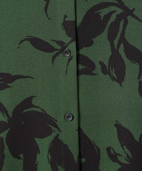 JEANASIS（ジーナシス）の「ボタニカルフラワーロングワンピース/190457（ワンピース・レディース・ホワイト系その他/ブラック系その他/グリーン系その他・FREE）」の11枚目の写真