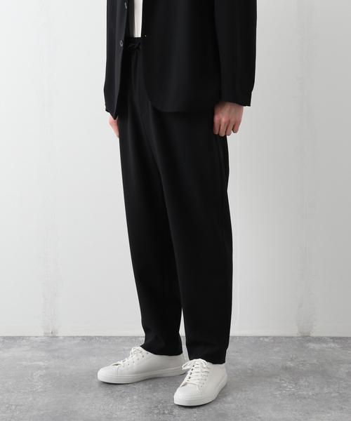 ATON /エイトン /ウールトロピカル テーパードイージーパンツ/CHK ATON - 【残りわずか】Wool Tropical Tapered Easy Pants