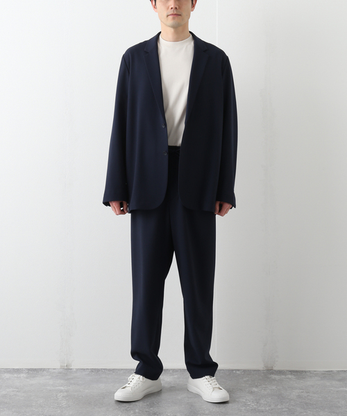 ATON（エイトン）の「【ATON / エイトン】 WOOL OXFORD TAPERED EASY PANTS（スラックス・メンズ・ブラック/ネイビー・4/6）」の17枚目の写真