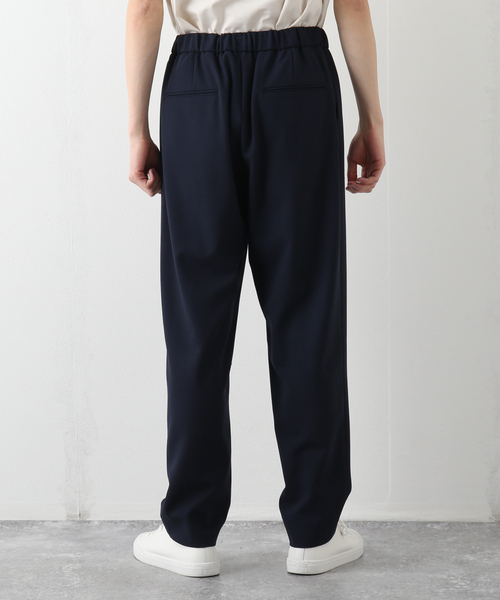 ATON（エイトン）の「【ATON / エイトン】 WOOL OXFORD TAPERED EASY PANTS（スラックス・メンズ・ブラック/ネイビー・4/6）」の5枚目の写真