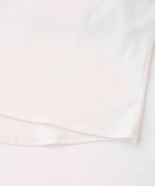 MILKFED.（ミルクフェド）の「STENCIL LOGO RAGLAN TOP（Tシャツ/カットソー・レディース・ホワイト/ブラック/ライトピンク・ONE SIZE）」の7枚目の写真