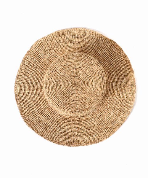 Le Voyage en Panier（ルヴォヤージュアンパニエ）の「【Le voyage en panie/ル ヴォヤージュ エン パニエ】ツバヒロハット（ハット・レディース・ブラック/アイボリー・FREE）」の16枚目の写真