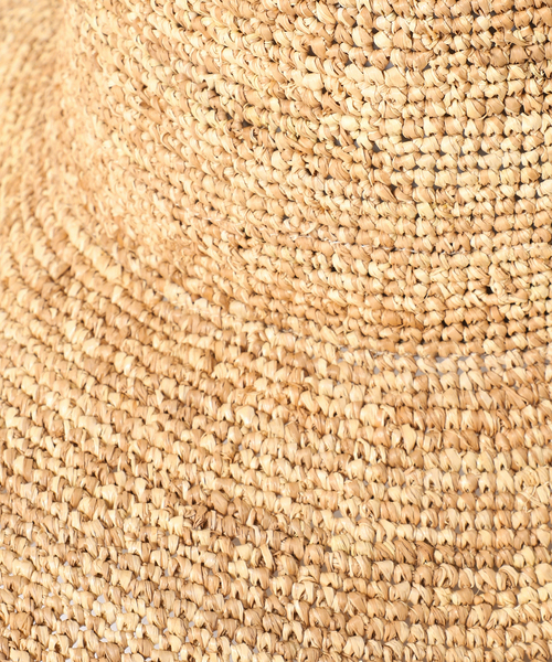 Le Voyage en Panier（ルヴォヤージュアンパニエ）の「【Le voyage en panie/ル ヴォヤージュ エン パニエ】ツバヒロハット（ハット・レディース・ブラック/アイボリー・FREE）」の19枚目の写真