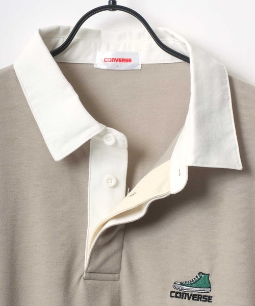 古着【エクストララージ】リンガー ポロシャツ 半袖 刺繍ロゴ オーバーサイズ XLARGE エクストララージ S/S OG WORK SHIRT 半袖 シャツ ワーク