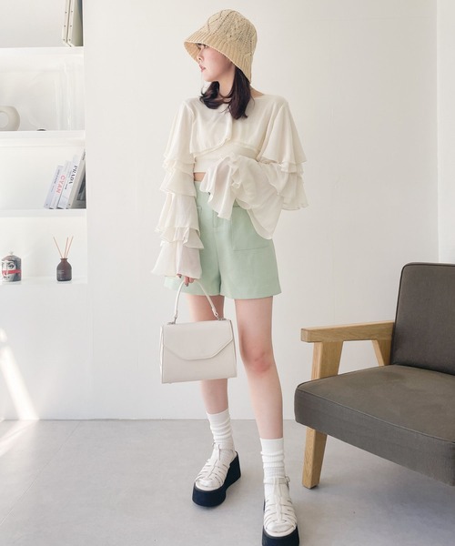 Heather(ヘザー)の「ツイストサマーバケハ 199327(ハット・レディース・グレー/アイボリー/ブラック・ONE SIZE)」の4枚目の写真