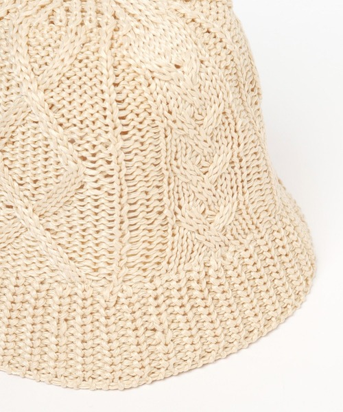 Heather(ヘザー)の「ツイストサマーバケハ 199327(ハット・レディース・グレー/アイボリー/ブラック・ONE SIZE)」の15枚目の写真