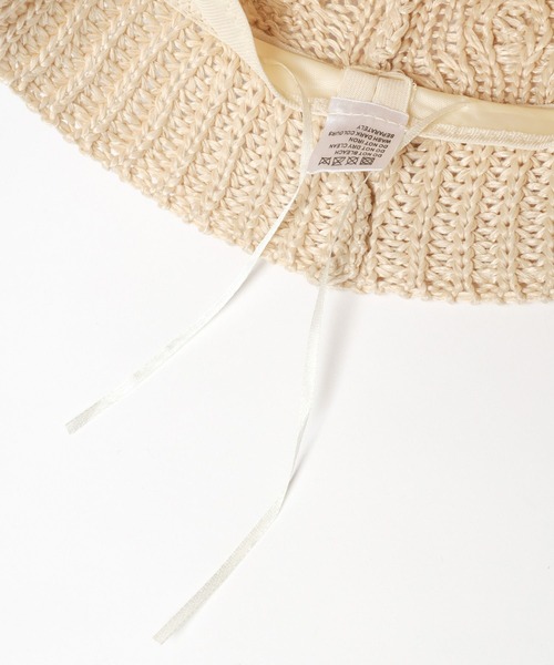 Heather(ヘザー)の「ツイストサマーバケハ 199327(ハット・レディース・グレー/アイボリー/ブラック・ONE SIZE)」の9枚目の写真