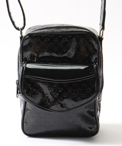 DAIRIKU エナメルショルダーバッグ セール】【DAIRIKU / ダイリク】Star Embossing Enamel Bag
