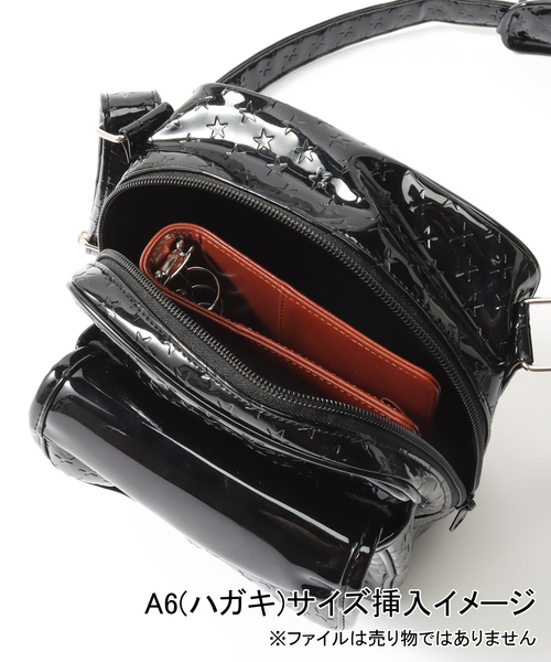 DAIRIKU エナメルショルダーバッグ セール】【DAIRIKU / ダイリク】Star Embossing Enamel Bag