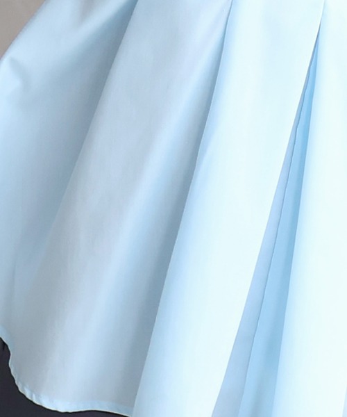 Social GIRL（ソーシャルガール）の「ウエストタックシャツ（シャツ/ブラウス・レディース・ブラック/グレイッシュベージュ/サックスブルー/オフホワイト・M）」の5枚目の写真