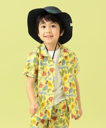 BEAMS mini（ビームスミニ）の「BEAMS mini / キャンプ プリント シャツ 23SS（90～150cm）（シャツ/ブラウス・キッズ）」