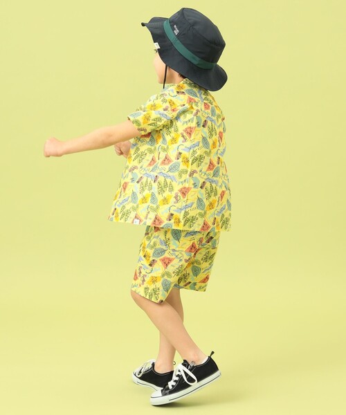 BEAMS mini(ビームスミニ)の「BEAMS mini / キャンプ プリント シャツ 23SS(90~150cm)(シャツ/ブラウス・キッズ・イエロー/ナチュラル・90cm/100cm/120cm/130cm/140cm/150cm/110cm)」の12枚目の写真