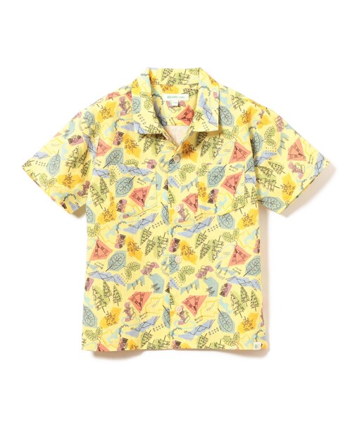BEAMS mini(ビームスミニ)の「BEAMS mini / キャンプ プリント シャツ 23SS(90~150cm)(シャツ/ブラウス・キッズ・イエロー/ナチュラル・90cm/100cm/120cm/130cm/140cm/150cm/110cm)」の20枚目の写真