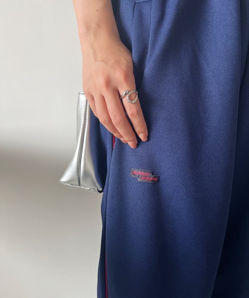 セール】裾ドローコード ワイドライントラックパンツ（その他パンツ