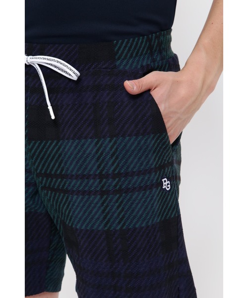 PEARLY GATES（パーリーゲイツ）の「【PEARLY GATES】チェック柄ジャガード ショートパンツ ＜ホワイトチェック／ブラックウォッチ＞（その他パンツ・メンズ・グリーン系その他2/ホワイト系その他・MEDIUM/LARGE/X-LARGE）」の9枚目の写真