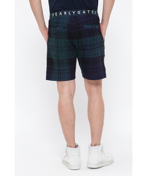 PEARLY GATES（パーリーゲイツ）の「【PEARLY GATES】チェック柄ジャガード ショートパンツ ＜ホワイトチェック／ブラックウォッチ＞（その他パンツ・メンズ・グリーン系その他2/ホワイト系その他・MEDIUM/LARGE/X-LARGE）」の11枚目の写真