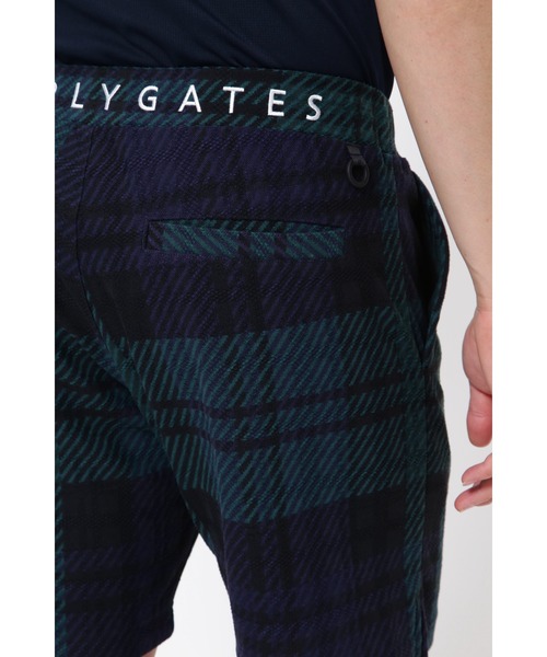 PEARLY GATES（パーリーゲイツ）の「【PEARLY GATES】チェック柄ジャガード ショートパンツ ＜ホワイトチェック／ブラックウォッチ＞（その他パンツ・メンズ・グリーン系その他2/ホワイト系その他・MEDIUM/LARGE/X-LARGE）」の14枚目の写真