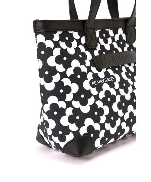 PEARLY GATESパーリーゲイツ　ジオメトリック　フラワー柄　カートバッグ Amazon.co.jp: [パーリーゲイツ] ユニセックス カートバッグ フラワー