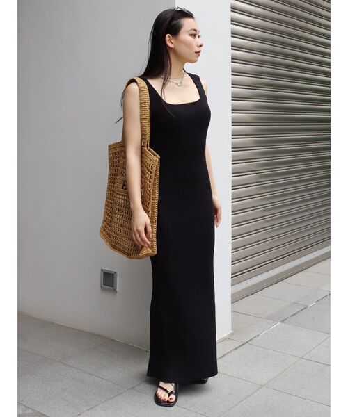 EVRIS（エヴリス）の「ペーパートートBAG（トートバッグ・レディース・ブラック/ベージュ・FREE）」の9枚目の写真