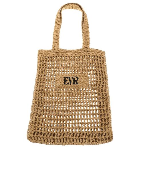 EVRIS（エヴリス）の「ペーパートートBAG（トートバッグ・レディース・ブラック/ベージュ・FREE）」の21枚目の写真