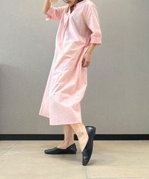 ゆったりリネン風ワンピース (SS)