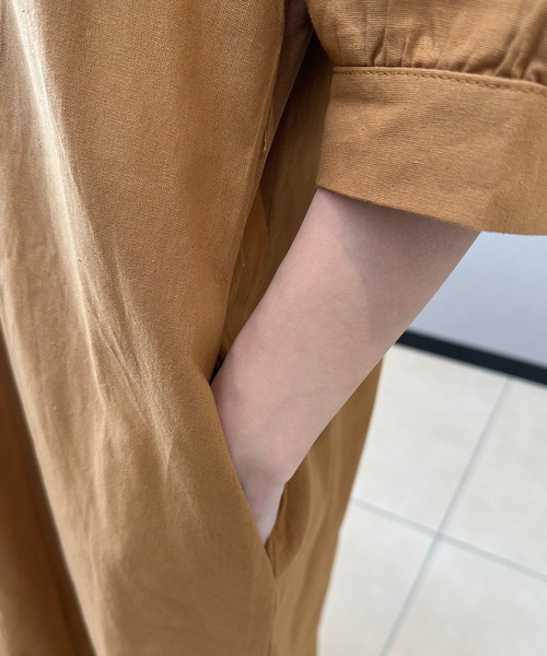 aimoha（アイモハ）の「ゆったりリネン風ワンピース (SS)（ワンピース・レディース・ピンク/イエロー/ブラック・MEDIUM/LARGE/X-LARGE）」の21枚目の写真