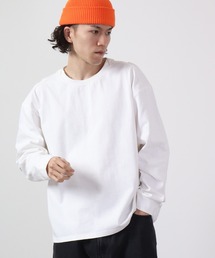 10/-天竺 衿変形ロンTEE 長袖