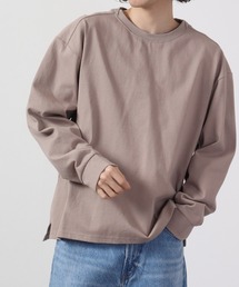 10/-天竺 衿変形ロンTEE 長袖