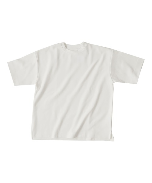 antiqua(アンティカ)の「綿混サカリバ生地シャツ(Tシャツ/カットソー・レディース・ホワイト/ネイビー/ブラック・FREE)」の14枚目の写真