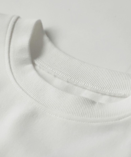 antiqua(アンティカ)の「綿混サカリバ生地シャツ(Tシャツ/カットソー・レディース・ホワイト/ネイビー/ブラック・FREE)」の18枚目の写真