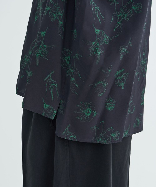 URU(ウル)の「RAYON PRINT SHORT SLEEVE SHIRTS(シャツ/ブラウス・メンズ・ネイビー/ベージュ・1/2)」の19枚目の写真