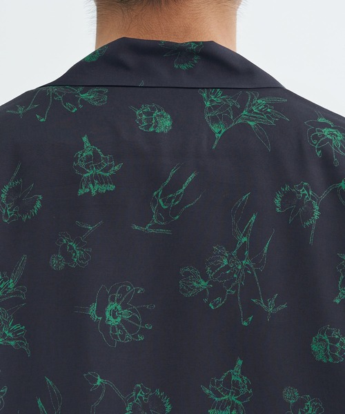 URU(ウル)の「RAYON PRINT SHORT SLEEVE SHIRTS(シャツ/ブラウス・メンズ・ネイビー/ベージュ・1/2)」の20枚目の写真