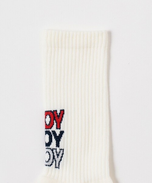 BEAMS BOY(ビームスボーイ)の「ROSTER SOX × BEAMS BOY / ハロー マイネーム イズ ボーイ(ソックス/靴下・レディース・ブルー/レッド・ONE SIZE)」の5枚目の写真