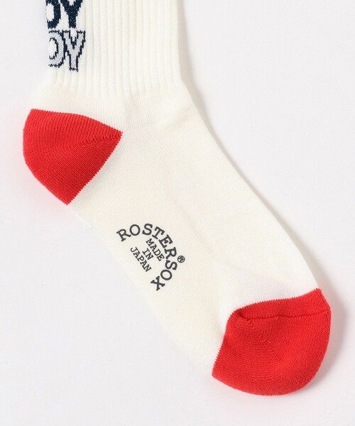 BEAMS BOY(ビームスボーイ)の「ROSTER SOX × BEAMS BOY / ハロー マイネーム イズ ボーイ(ソックス/靴下・レディース・ブルー/レッド・ONE SIZE)」の3枚目の写真