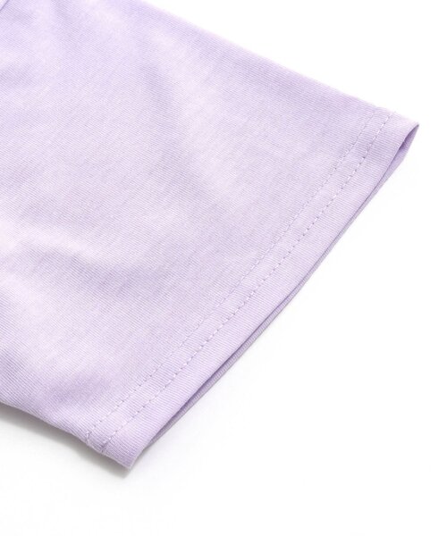 algy（アルジー）の「フロントジップレイヤード風トップス（Tシャツ/カットソー・キッズ・ラベンダー/ブラック/ミント・SMALL/X-SMALL/XX-SMALL/MEDIUM）」の13枚目の写真