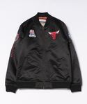 Mitchell & Ness NBA サテンボンバージャケット MA-1 XL Mitchell&Ness