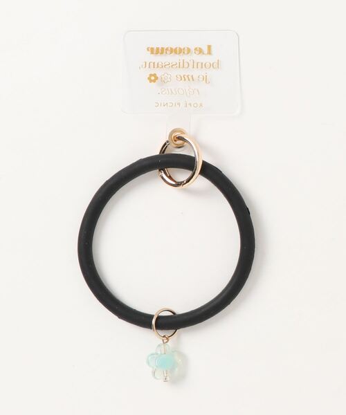 ROPE' PICNIC（ロペピクニック）の「新色追加/フラワーチャーム付きスマホリングストラップ（スマホグッズ・レディース・ブラック/キナリ/ベージュ系その他3/ブルー系その他4/ピンク系その他2/ラベンダー/キャメル・FREE）」の8枚目の写真