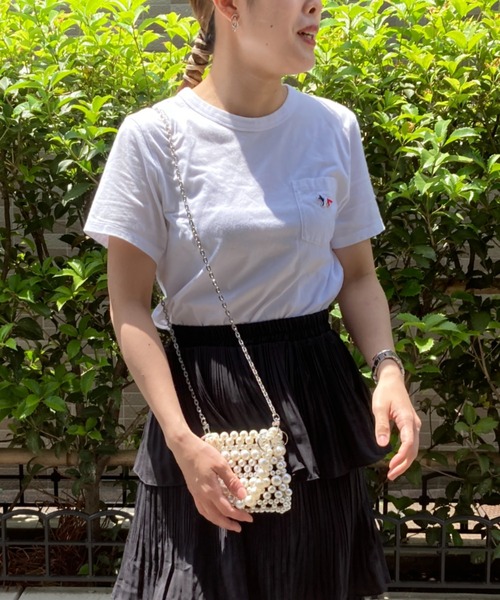 tolene(トレネ)の「2wayビーズ編みミニハンドバッグ(ハンドバッグ・レディース・オフホワイト/シルバー/ブラック・FREE)」の9枚目の写真