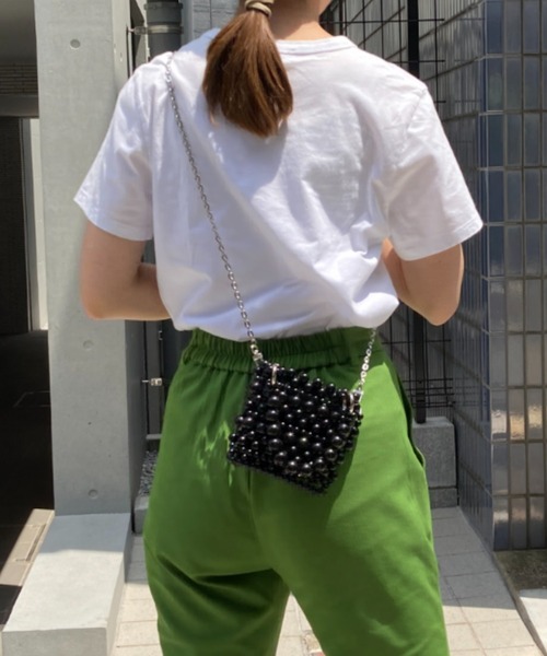 tolene(トレネ)の「2wayビーズ編みミニハンドバッグ(ハンドバッグ・レディース・オフホワイト/シルバー/ブラック・FREE)」の15枚目の写真