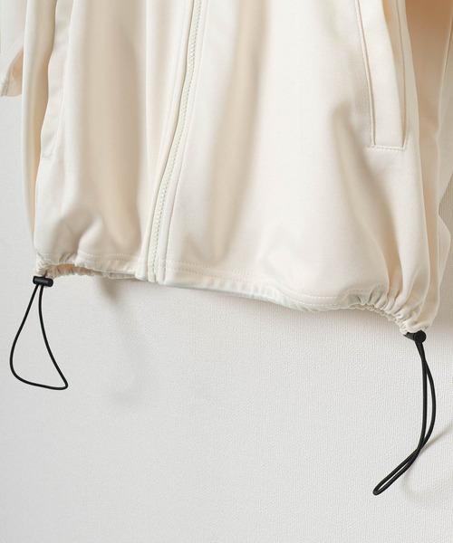 ZIP FIVE(ジップファイブ)の「【ZIPFIVE Select】オーバーサイズ ハーフスリーブ トラックジャケット(ジャージ・レディース・オレンジ/ホワイト×ネイビー/ブラック/ホワイト×レッド/ブルー/サックスブルー/グリーン・MEDIUM/LARGE)」の14枚目の写真